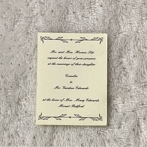 American Girl Samantha’s Bridesmaid Accessories Wedding Invitation only 18" Doll